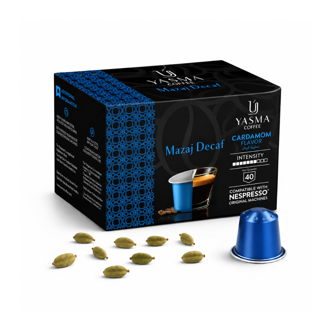 Mazaj Decaf — Cardamom Coffee Capsules