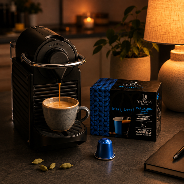 Mazaj Decaf — Cardamom Coffee Capsules