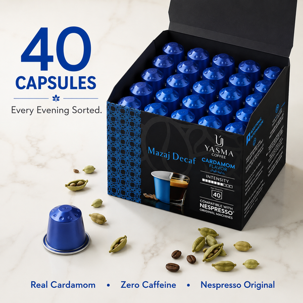 Mazaj Decaf — Cardamom Coffee Capsules