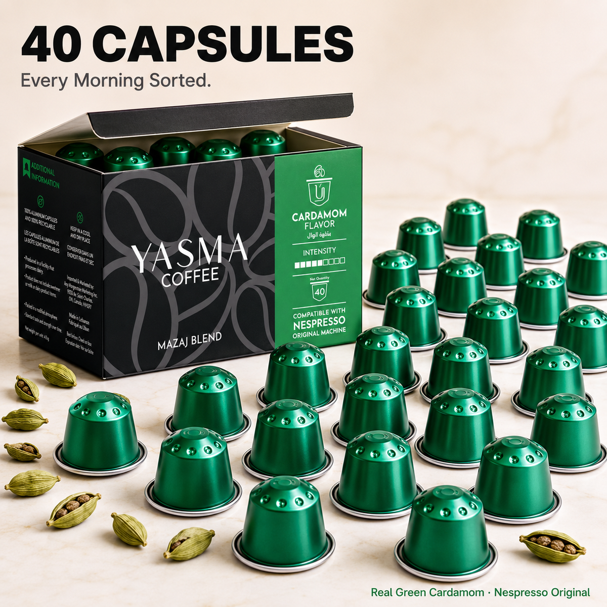 Mazaj Blend - Cardamom Coffee Capsules